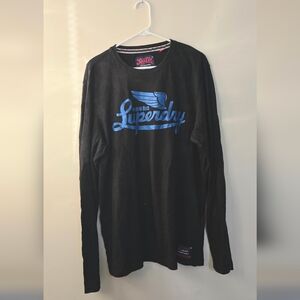 Superdry Long Sleeve Shirt - Black